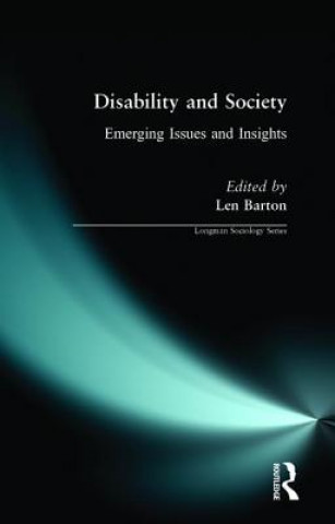 Kniha Disability and Society Len Barton