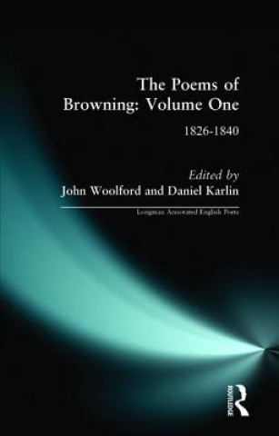Kniha Poems of Browning: Volume One Robert Browning
