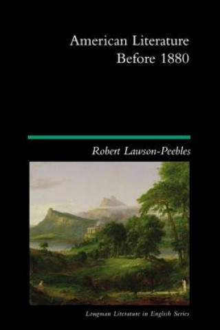 Knjiga American Literature Before 1880 Robert Lawson-Peebles