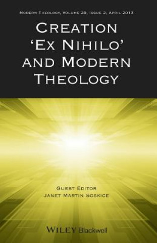 Kniha Creation "Ex Nihilo" and Modern Theology Janet Soskice