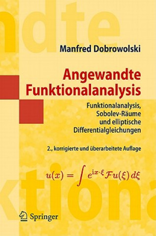 Kniha Angewandte Funktionalanalysis Manfred Dobrowolski