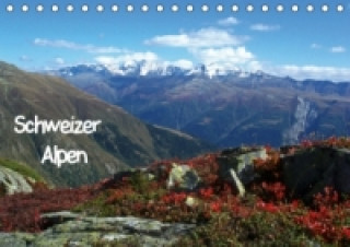 Calendar / Agendă Schweizer Alpen (Tischkalender immerwährend DIN A5 quer) Andrea Pons