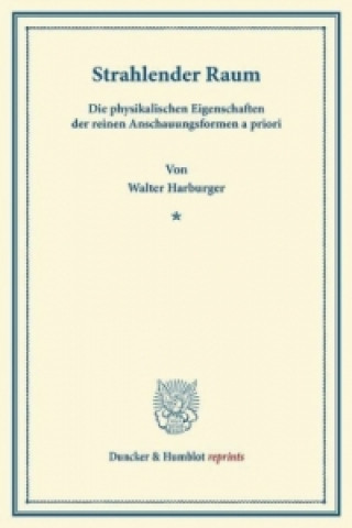 Könyv Strahlender Raum. Walter Harburger