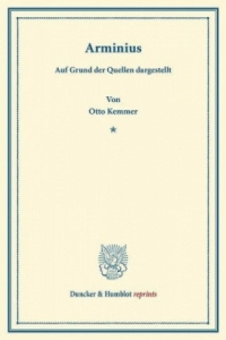 Boek Arminius. Otto Kemmer