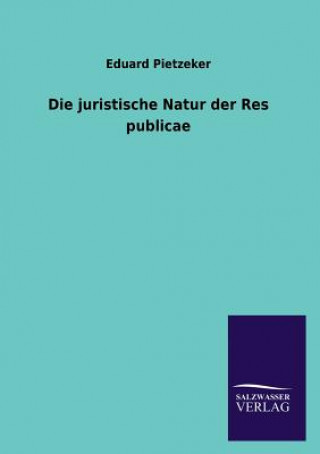 Livre juristische Natur der Res publicae Eduard Pietzeker