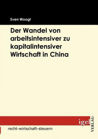 Knjiga Wandel von arbeitsintensiver zu kapitalintensiver Wirtschaft in China Sven Woogt