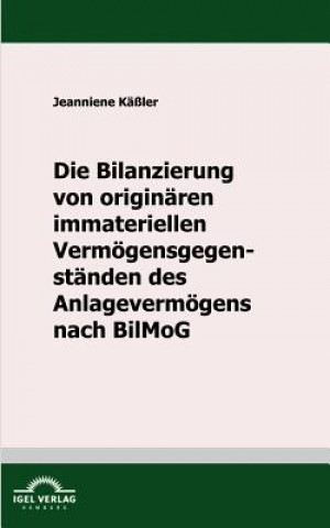 Kniha Bilanzierung von originaren immateriellen Vermoegensgegenstanden des Anlagevermoegens nach BilMoG Jeannine Käßler