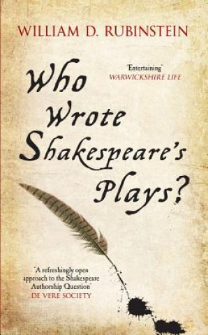 Buch Who Wrote Shakespeare's Plays? William D Rubinstein