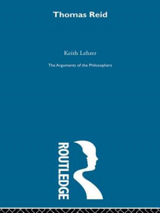Kniha Reid - Arg Philosophers Keith Lehrer