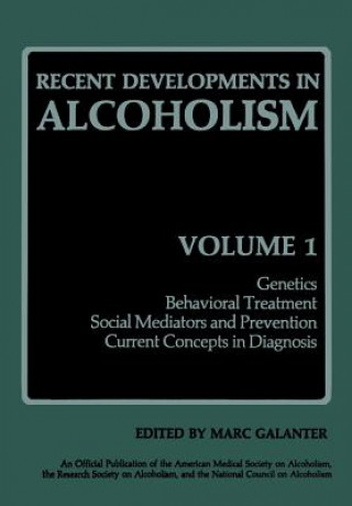 Βιβλίο Recent Developments in Alcoholism Marc Galanter