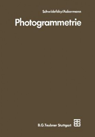 Kniha Photogrammetrie Friedrich Ackermann