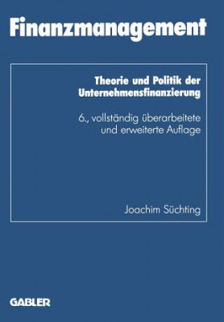 Buch Finanzmanagement Joachim Süchting