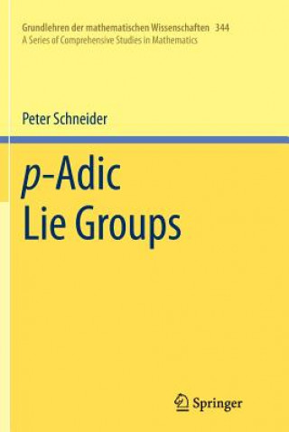 Книга p-Adic Lie Groups Peter Schneider