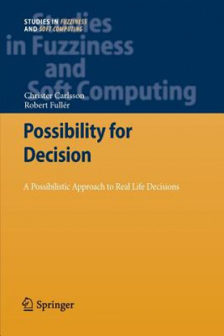 Boek Possibility for Decision Christer Carlsson