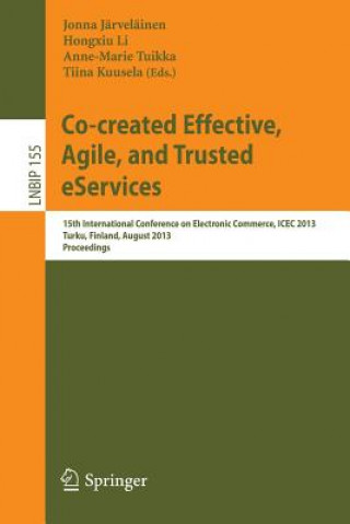 Buch Co-created Effective, Agile, and Trusted eServices Jonna Järveläinen