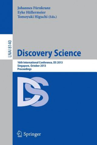 Kniha Discovery Science Johannes Fürnkranz