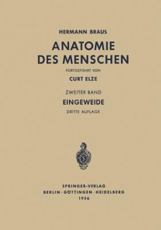 Knjiga Eingeweide Hermann Braus