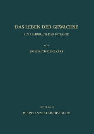 Carte Ein Lehrbuch Der Botanik F. Oehlkers