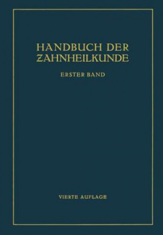 Carte Handbuch Der Zahnheilkunde NA Partsch