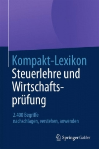 Könyv Kompakt-Lexikon Steuerlehre und Wirtschaftsprufung pringer Fachmedien Wiesbaden
