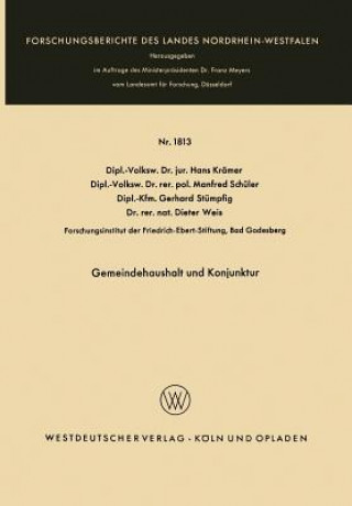 Carte Gemeindehaushalt Und Konjunktur Hans Krämer