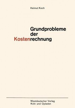 Kniha Grundprobleme Der Kostenrechnung Helmut Koch