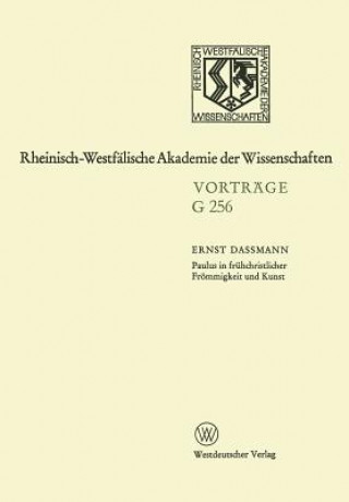 Kniha Paulus in Fruhchristlicher Froemmigkeit Und Kunst Ernst Dassmann
