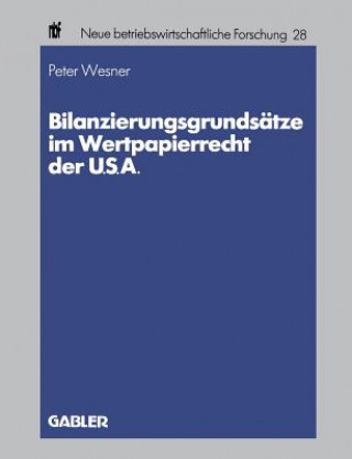 Carte Bilanzierungsgrunds tze Im Wertpapierrecht Der U.S.A. Peter Wesner