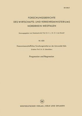 Knjiga Progression Und Regression Günter Schmölders