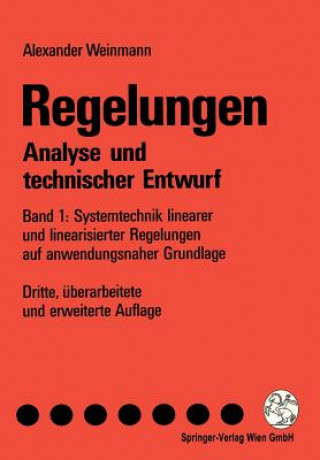 Knjiga Regelungen Analyse Und Technischer Entwurf Alexander Weinmann