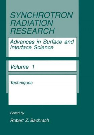 Könyv Synchrotron Radiation Research R.Z. Bachrach