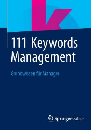 Buch 111 Keywords Management pringer Fachmedien Wiesbaden