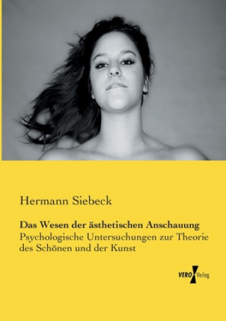 Buch Wesen der asthetischen Anschauung Hermann Siebeck