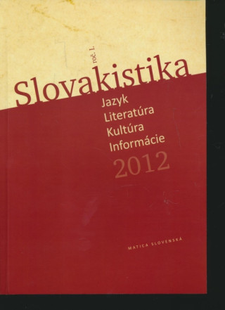 Könyv Slovakistika Imrich Sedlák