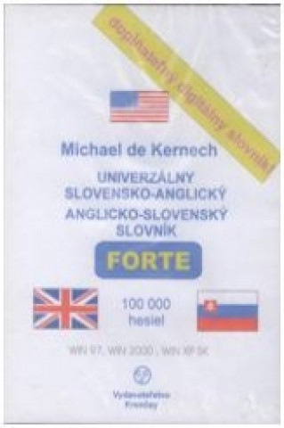 Digital CD-ROM Univerzálny slovensko-anglický anglicko-slovenský slovník FORTE Michael de Kernech