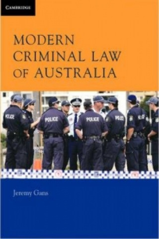 Kniha Modern Criminal Law of Australia Jeremy Gans