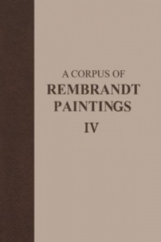 Libro A Corpus of Rembrandt Paintings IV Ernst van de Wetering