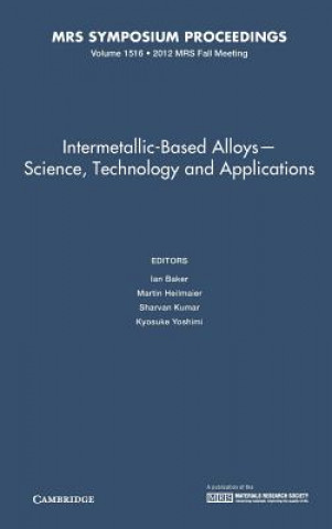 Book Intermetallic-Based Alloys - Science, Technology and Applications Ian Baker