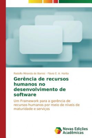 Kniha Gerencia de recursos humanos no desenvolvimento de software Rodolfo Miranda de Barros