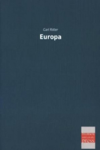 Kniha Europa Carl Ritter