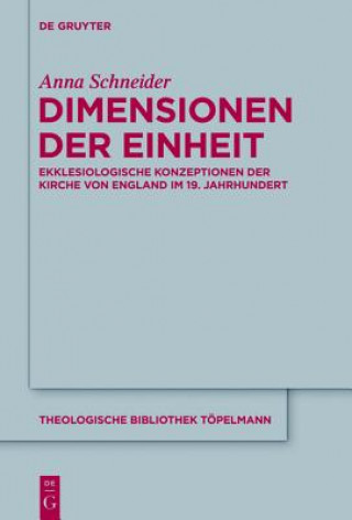 Kniha Dimensionen der Einheit Anna Schneider