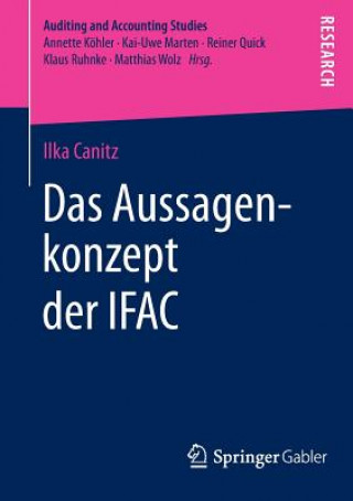 Knjiga Das Aussagenkonzept Der Ifac Ilka Canitz