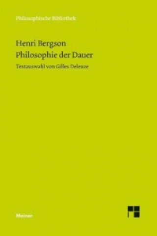 Könyv Philosophie der Dauer Henri Bergson