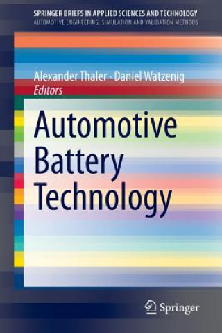 Książka Automotive Battery Technology Daniel Watzenig