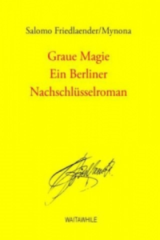 Buch Graue Magie Salomo Friedlaender/Mynona