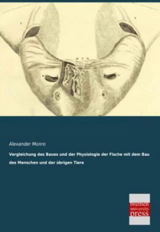 Kniha Vergleichung des Baues und der Physiologie der Fische mit dem Bau des Menschen und der übrigen Tiere Alexander Monro