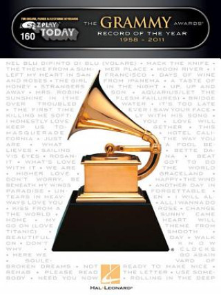 Carte EZ Play Today Volume 160 Grammy Awards Record of the Year 19 Hal Leonard Corp