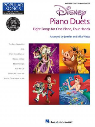 Book Disney Piano Duets Mike Watts