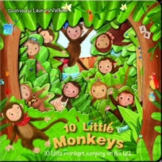 Kniha Ten Little Monkeys Laura Watkins