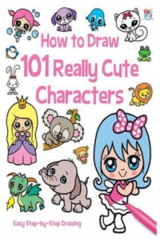 Carte How to Draw 101 Cute Characters Nat Lambert